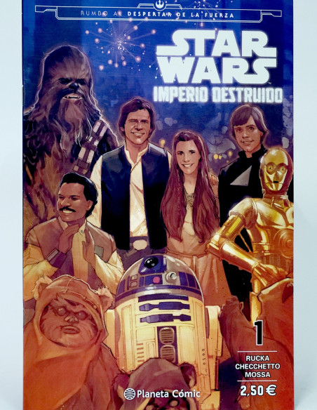 CÓMIC DE KIOSCO STAR WARS 1 IMPERIO DESTRUIDO PLANETA CÓMIC GRAPA