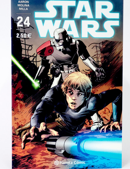 CÓMIC DE KIOSCO STAR WARS 24 PLANETA CÓMIC GRAPA