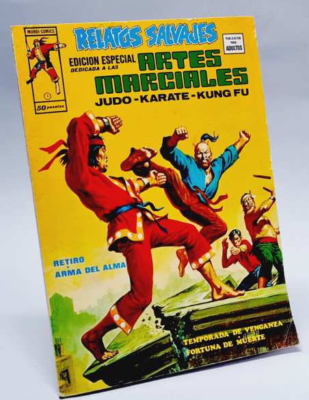 CASI EXCELENTE ESTADO RELATOS SALVAJES 3 TEMPORADA DE VENGANZA ARTES MARCIALES MARVEL GRAPA VERTICE