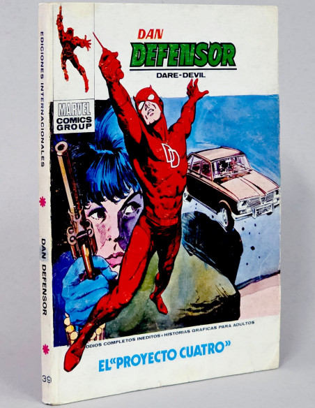 CÓMIC EXCELENTE DAN DEFENSOR 39 EL PROYECTO CUATRO VOL.1 VERTICE MARVEL VOLUMEN TACO