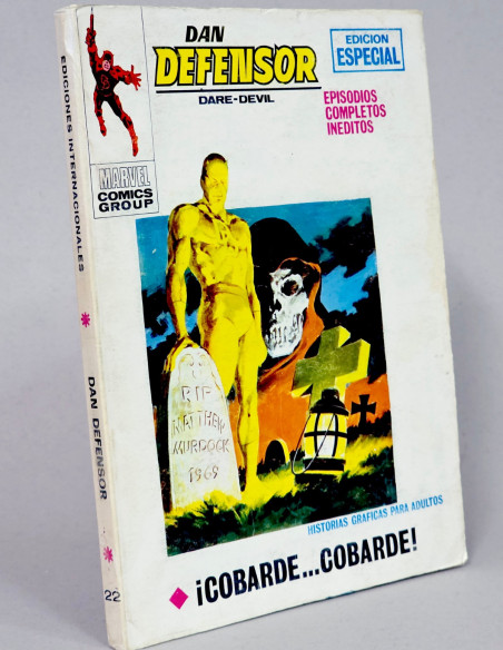 CÓMIC DAN DEFENSOR 22 COBARDE VOL.1 VERTICE MARVEL TACO VOLUMEN MUY BUEN ESTADO