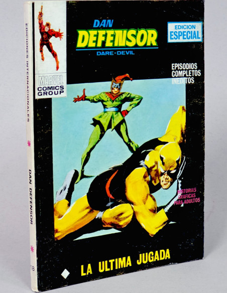 CÓMIC DAN DEFENSOR 18 LA ÚLTIMA JUGADA VOL.1 VERTICE MARVEL TACO VOLUMEN MUY BUEN ESTADO
