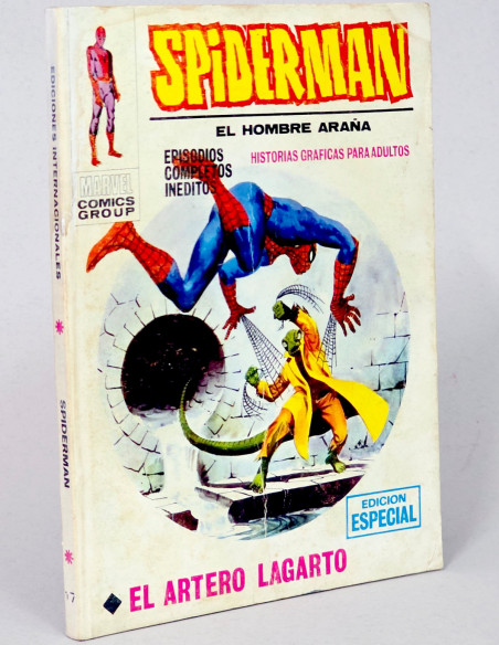 CÓMIC SPIDERMAN 17 VOL.1 VERTICE MARVEL VOLUMEN TACO SIGNOS HUMEDAD