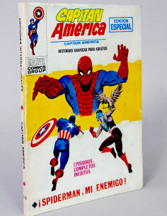 CÓMIC CAPITÁN AMÉRICA 18 SPIDERMAN MI ENEMIGO VOL.1...