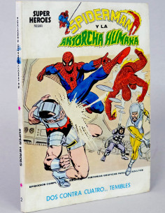 CÓMIC SUPER HÉROES 2 DOS CONTRA CUATRO TEMIBLES VOL.1...