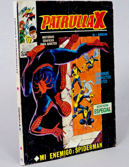 CÓMIC PATRULLA X 16 MI ENEMIGO SPIDERMAN VOL.1 VERTICE MARVEL VOLUMEN TACO BUEN ESTADO