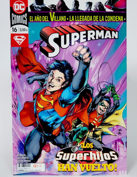 DE KIOSCO SUPERMAN 16 LOS SUPER HIJOS DC COMICS 95 ECC GRAPA