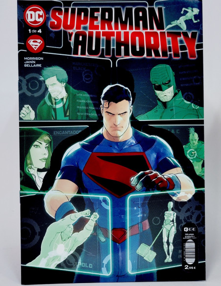 DE KIOSCO SUPERMAN Y AUTHORITY 1 DC COMICS ECC GRAPA