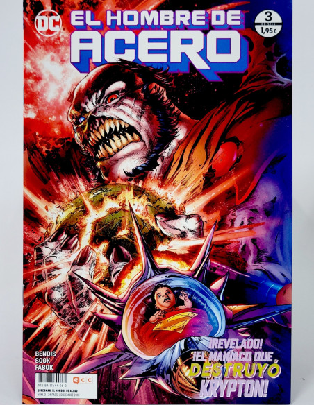 DE KIOSCO EL HOMBRE DE ACERO 3 DC COMICS ECC GRAPA