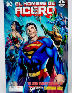 DE KIOSCO EL HOMBRE DE ACERO 1 DC COMICS ECC GRAPA
