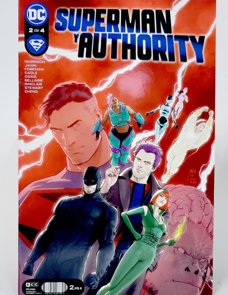 DE KIOSCO SUPERMAN Y AUTHORITY 2 DC COMICS ECC GRAPA