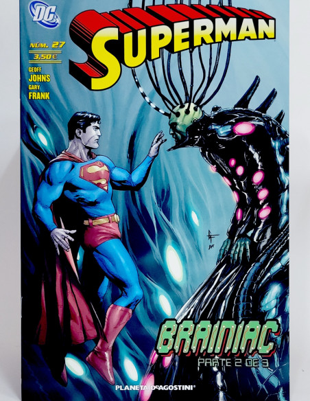 DE KIOSCO SUPERMAN 27 BRAINIAC VOL.2 DC AGOSTO 2009 PLANETA DEAGOSTINI VOLUMEN GRAPA