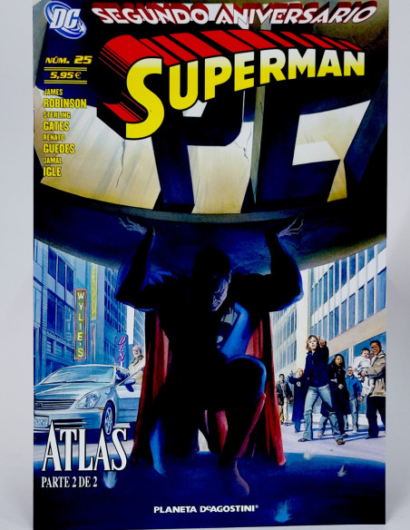 DE KIOSCO SUPERMAN 25 SEGUNDO ANIVERSARIO DC VOL.2 PLANETA DEAGOSTINI JUNIO 2009 VOLUMEN GRAPA