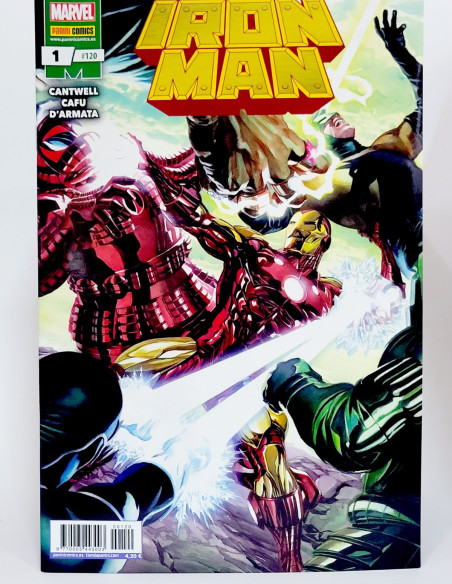 CÓMIC DE KIOSCO IRON MAN 1 MARVEL 120 VOL.2 VOLUMEN PANINI GRAPA