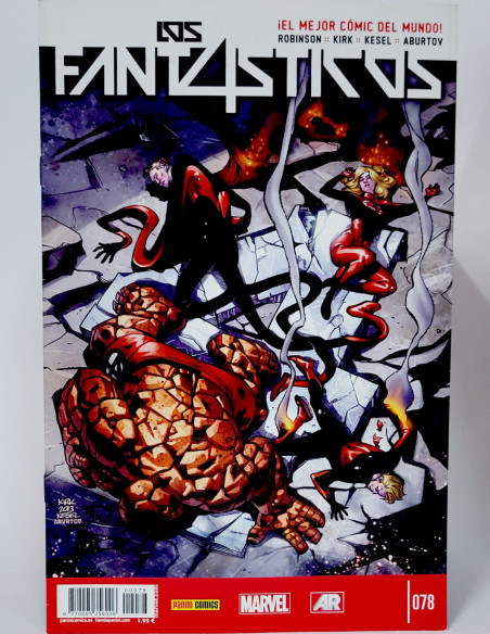 CÓMIC DE KIOSCO LOS 4 FANTÁSTICOS 78 MARVEL PANINI GRAPA