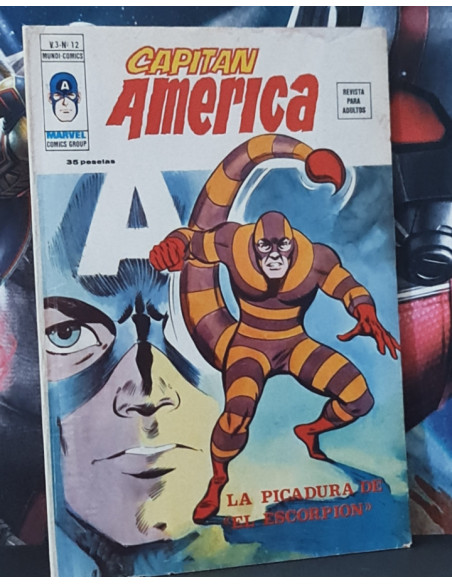 BUEN ESTADO CAPITÁN AMÉRICA 12 VOL III LA PICADURA DEL ESCORPIÓN GRAPA COMICS EDICIONES VERTICE