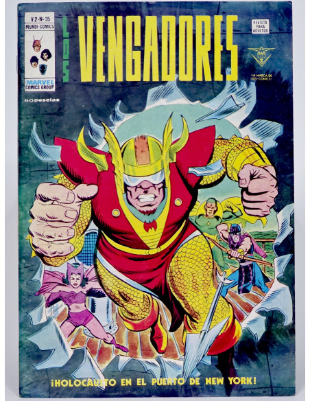 EXCELENTE ESTADO LOS VENGADORES 35 VERTICE VOL II
