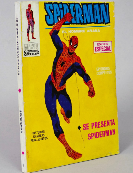 CÓMIC SPIDERMAN 1 SE PRESENTA SPIDER-MAN VERTICE MARVEL TACO MUY BUEN ESTADO