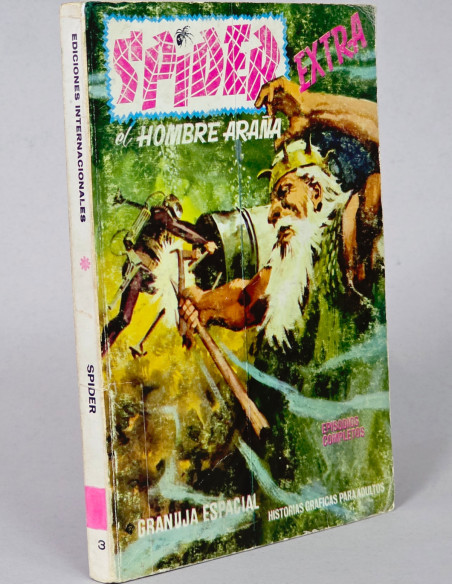 CÓMIC SPIDER 3 GRANUJA ESPACIAL VERTICE FLEETWAY TACO EXTRA BUEN ESTADO