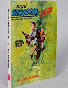 CÓMIC AQUÍ BARRACUDA 8 EL CAPITÁN FANTASMA VERTICE...