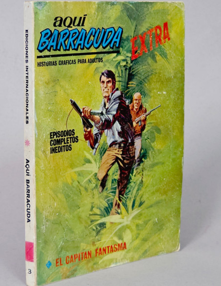 CÓMIC AQUÍ BARRACUDA 8 EL CAPITÁN FANTASMA VERTICE FLEETWAY TACO BUEN ESTADO