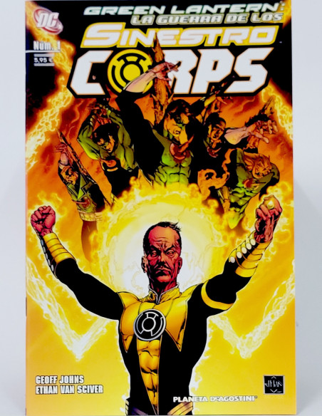 CÓMIC DE KIOSCO GREEN LANTERN LA GUERRA DE LOS SINIESTROS CORPS 1 DC PLANETA DEAGOSTINI GRAPA