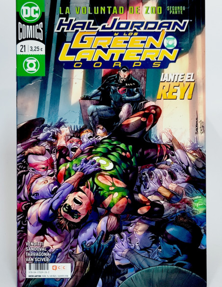 CÓMIC DE KIOSCO HAL JORDAN GREEN LANTER CORPS 21 DC 76 ECC GRAPA