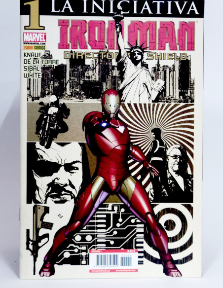 CÓMIC DE KIOSCO LA INICIATIVA IRON MAN DIRECTOR DE SHIELD 1 PANINI MARVEL GRAPA