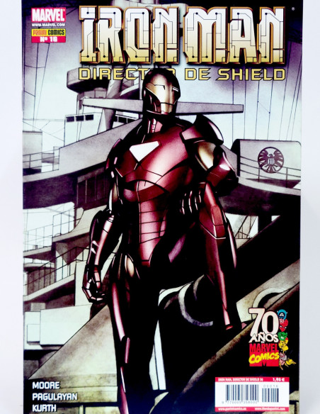 CÓMIC DE KIOSCO REINADO OSCURO IRON MAN DIRECTOR DE SHIELD 16 PANINI MARVEL GRAPA