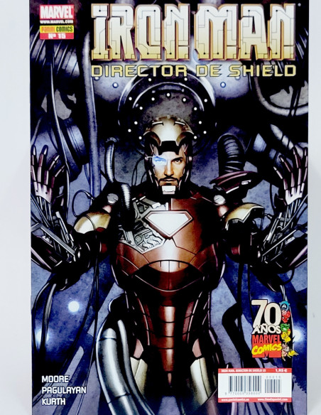 CÓMIC DE KIOSCO REINADO OSCURO IRON MAN DIRECTOR DE SHIELD 15 PANINI MARVEL GRAPA