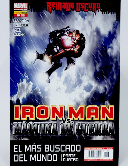 CÓMIC DE KIOSCO REINADO OSCURO IRON MAN MÁQUINA DE GUERRA 23 PANINI MARVEL GRAPA