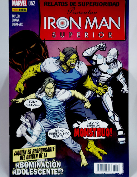 CÓMIC DE KIOSCO REINADO OSCURO IRON MAN 52 SUPERIOR VOL.2 PANINI MARVEL VOLUMEN GRAPA