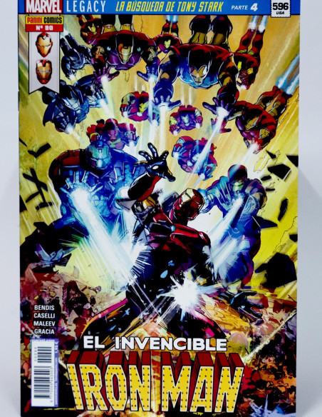 CÓMIC DE KIOSCO EL INVENCIBLE IRON MAN 90 VOL.2 PANINI MARVEL VOLUMEN GRAPA