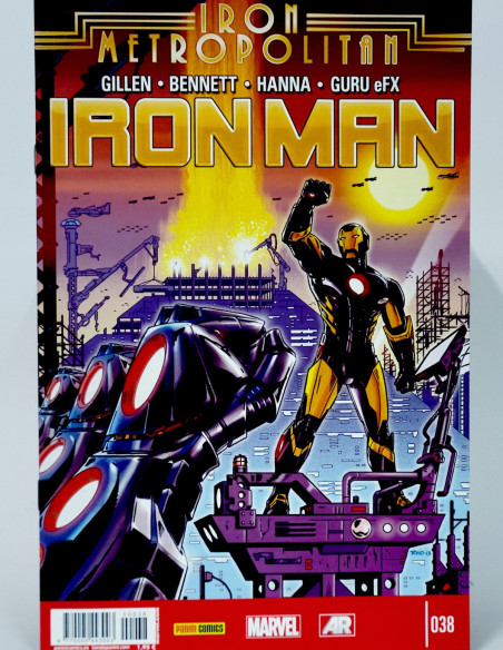 CÓMIC EL INVENCIBLE IRON MAN 38 VOL.2 PANINI MARVEL VOLUMEN GRAPA