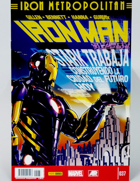 CÓMIC EL INVENCIBLE IRON MAN 37 VOL.2 PANINI MARVEL VOLUMEN GRAPA