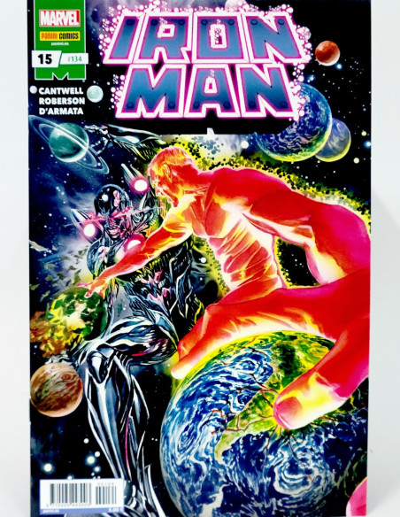 CÓMIC DE KIOSCO EL INVENCIBLE IRON MAN 134 VOL.2 PANINI 15 MARVEL VOLUMEN GRAPA