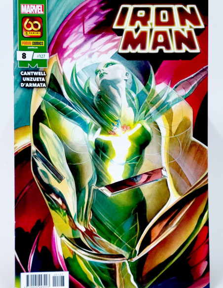 CÓMIC DE KIOSCO EL INVENCIBLE IRON MAN 127 VOL.2 PANINI 8 MARVEL VOLUMEN GRAPA