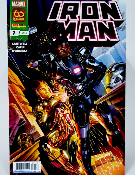 CÓMIC DE KIOSCO EL INVENCIBLE IRON MAN 126 VOL.2 PANINI 7 MARVEL VOLUMEN GRAPA