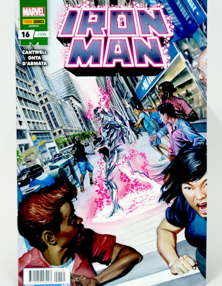 CÓMIC DE KIOSCO EL INVENCIBLE IRON MAN 135 VOL.2 PANINI 16 MARVEL VOLUMEN GRAPA