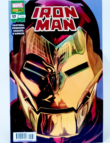 CÓMIC DE KIOSCO EL INVENCIBLE IRON MAN 136 VOL.2 PANINI 17 MARVEL VOLUMEN GRAPA