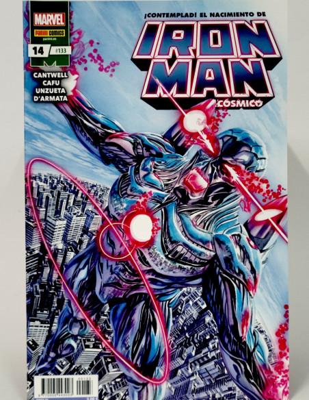 CÓMIC DE KIOSCO TONY STARK EL INVENCIBLE IRON MAN 133 VOL.2 PANINI 14 MARVEL VOLUMEN GRAPA