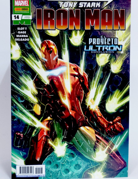CÓMIC DE KIOSCO TONY STARK EL INVENCIBLE IRON MAN 113 VOL.2 PANINI 14 MARVEL VOLUMEN GRAPA