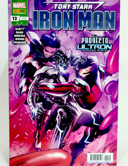 CÓMIC DE KIOSCO TONY STARK EL INVENCIBLE IRON MAN 112 VOL.2 PANINI 13 MARVEL VOLUMEN GRAPA