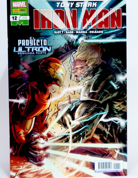 CÓMIC DE KIOSCO TONY STARK EL INVENCIBLE IRON MAN 111 VOL.2 PANINI 12 MARVEL VOLUMEN GRAPA