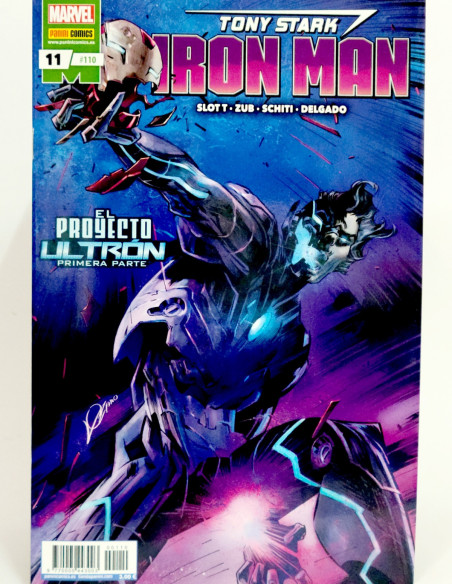 CÓMIC DE KIOSCO TONY STARK EL INVENCIBLE IRON MAN 110 VOL.2 PANINI 11 MARVEL VOLUMEN GRAPA