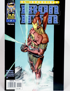 CÓMIC DE KIOSCO HEROES REBORN IRON MAN 7 FORUM MARVEL GRAPA