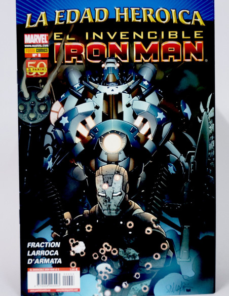 CÓMIC DE KIOSCO LA EDAD HEROICA EL INVENCIBLE IRON MAN 3 VOL.2 PANINI MARVEL VOLUMEN GRAPA