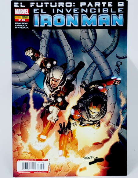 CÓMIC DE KIOSCO EL INVENCIBLE IRON MAN 25 VOL.2 PANINI MARVEL VOLUMEN GRAPA