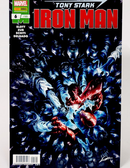 CÓMIC DE KIOSCO TONY STARK EL INVENCIBLE IRON MAN 105 VOL.2 PANINI MARVEL 6 VOLUMEN GRAPA
