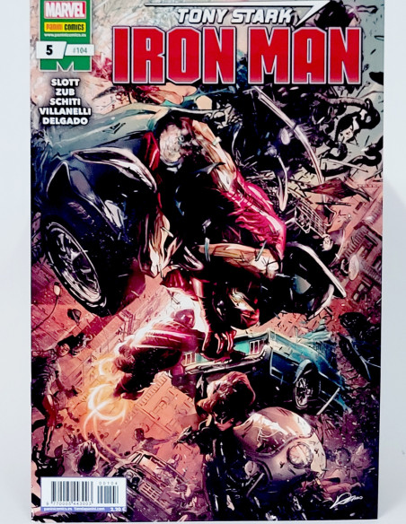 CÓMIC DE KIOSCO TONY STARK EL INVENCIBLE IRON MAN 104 VOL.2 PANINI 5 MARVEL VOLUMEN GRAPA